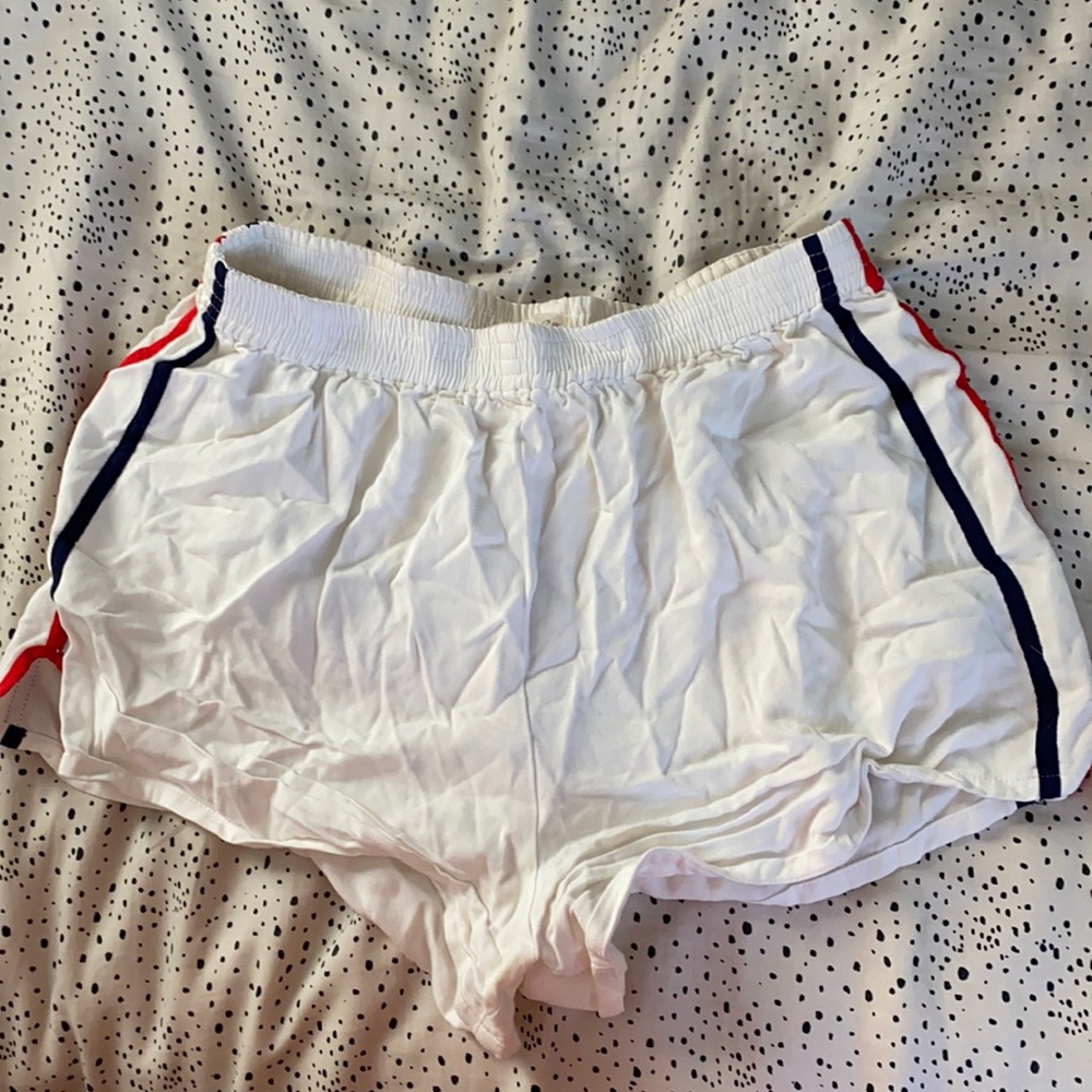 white shorts